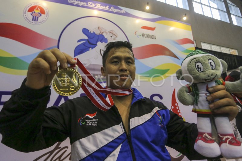 Emas Judo Kg Jabar Antara Foto