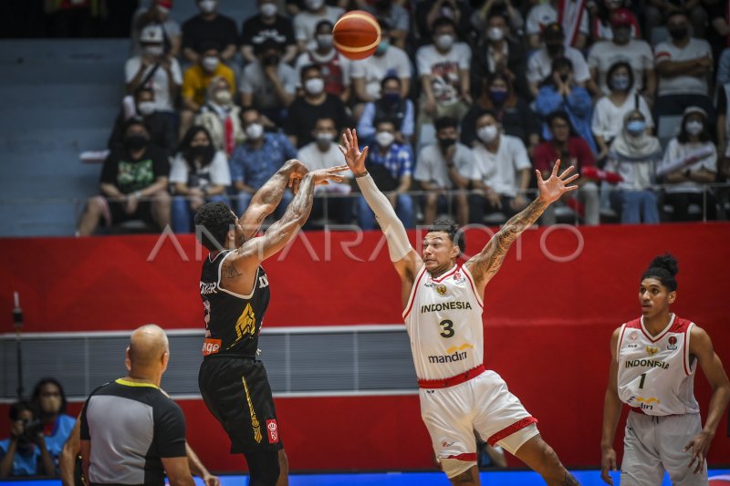 FIBA ASIA CUP 2022 YORDANIA KALAHKAN INDONESIA ANTARA Foto