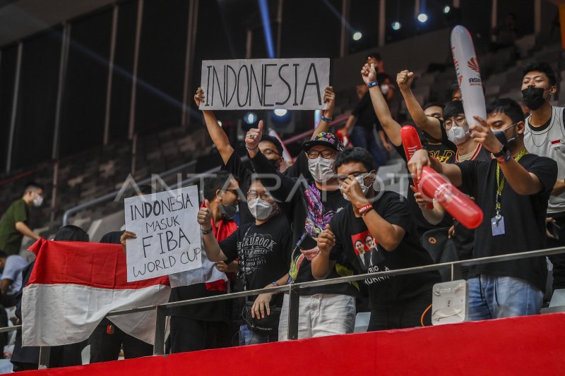 FIBA ASIA CUP 2022 INDONESIA MELAWAN CHINA ANTARA Foto