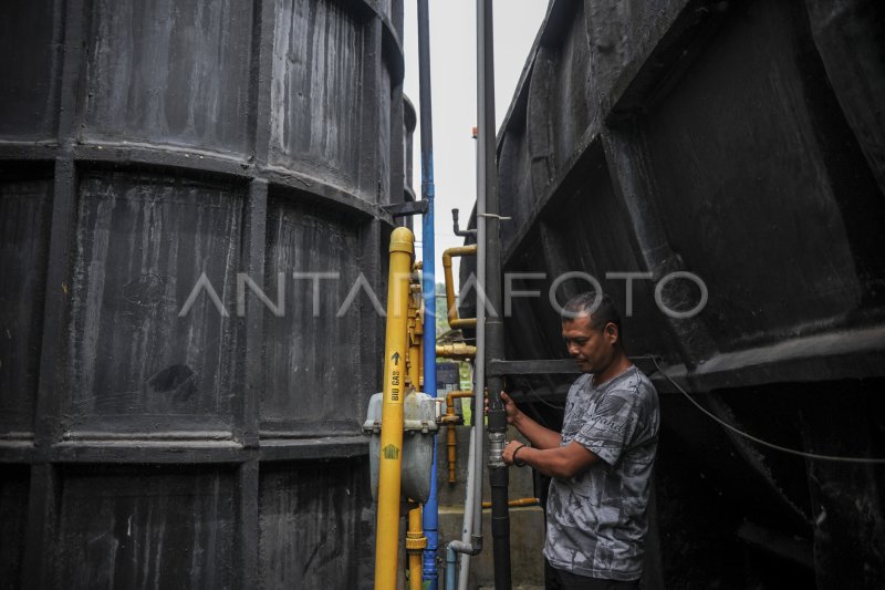 MENGUBAH LIMBAH TAHU JADI BIOGAS ANTARA Foto