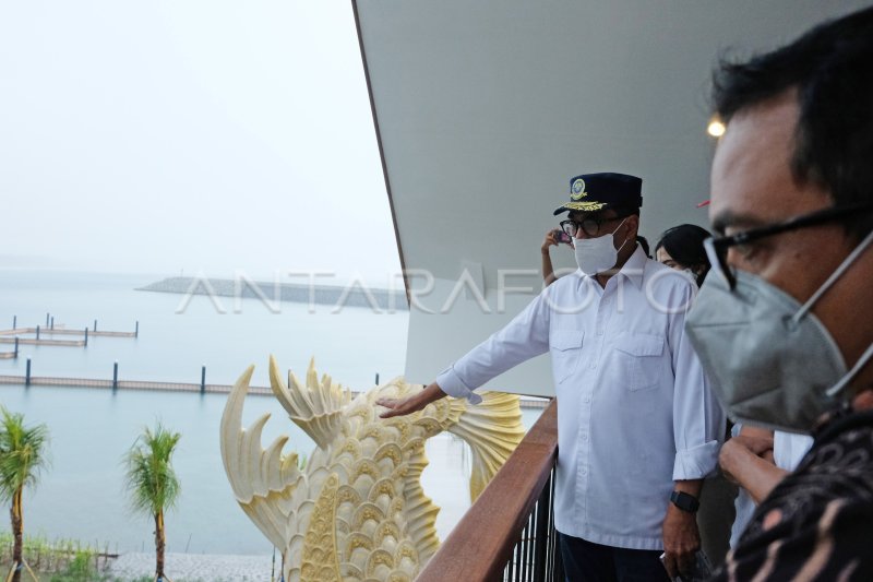 PERKEMBANGAN PEMBANGUNAN PELABUHAN SANUR BALI ANTARA Foto