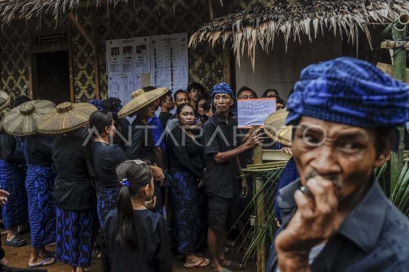 Pesta Demokrasi Dalam Balutan Tradisi Badui ANTARA Foto