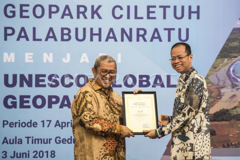 Penetapan Geopark Ciletuh Palabuhanratu Antara Foto