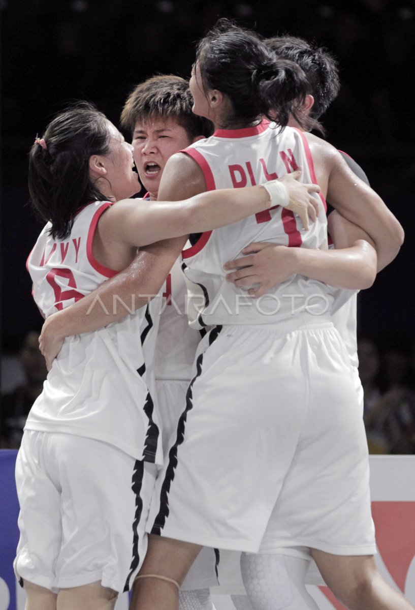 FINAL BASKET PUTRI 3X3 CHINA VS JEPANG ANTARA Foto