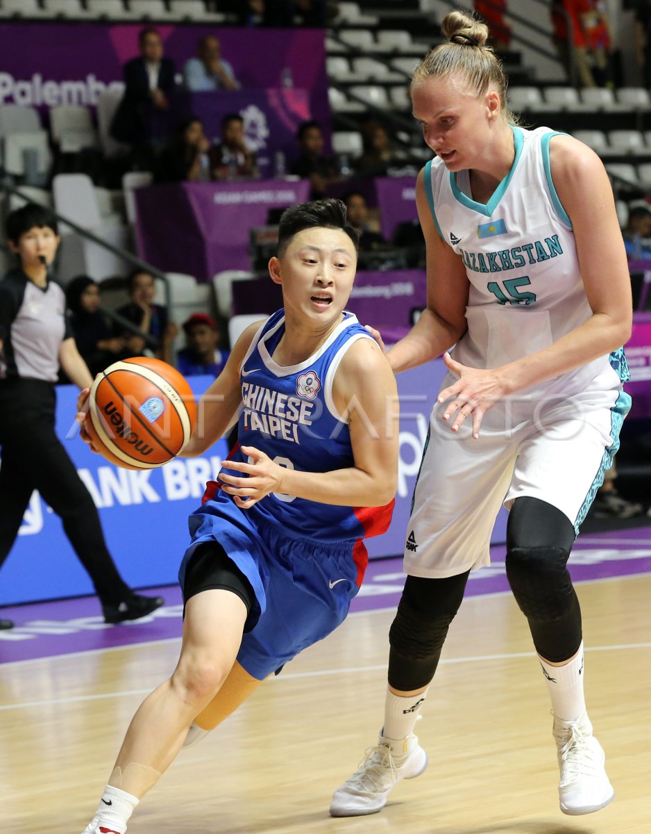 BASKET PUTERI CHINESE TAIPEI VS KAZAKHSTAN ANTARA Foto