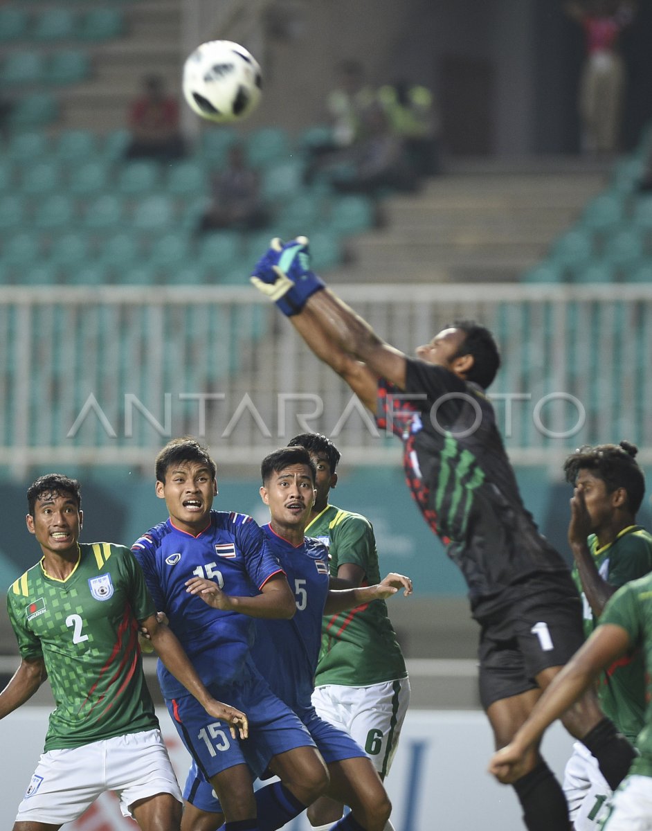 Sepakbola Bangladesh Vs Thailand Antara Foto