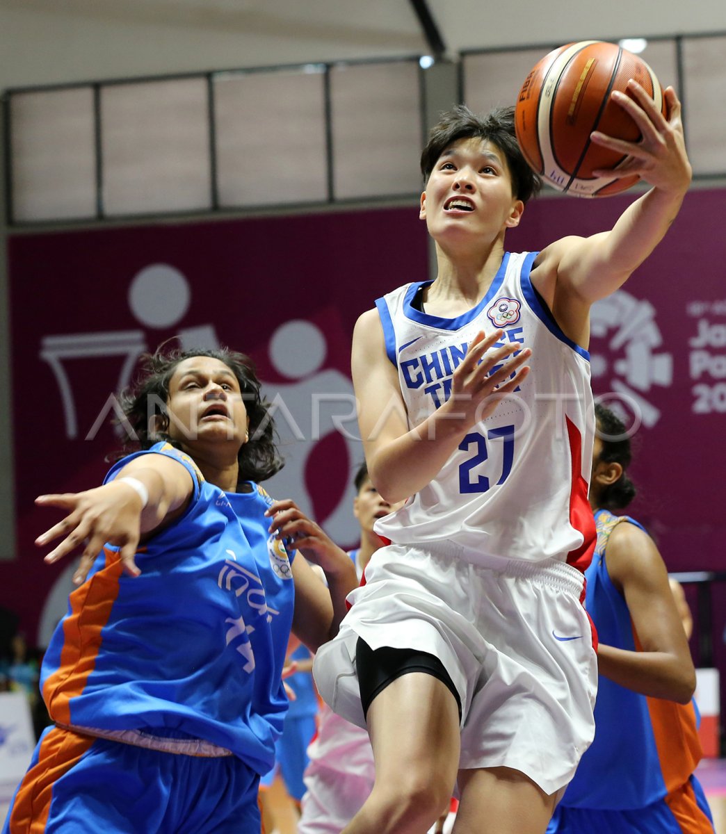 BASKET PUTRI CHINESE TAIPEI VS INDIA ANTARA Foto