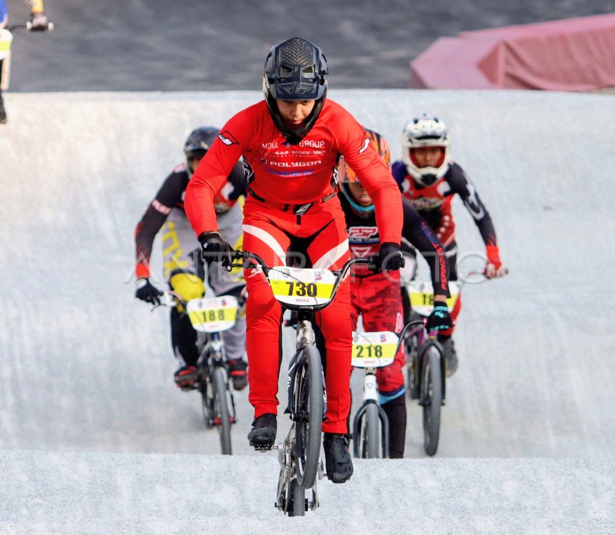 PEMBALAP BMX INDONESIA JUARA ASIA 2022 | ANTARA Foto