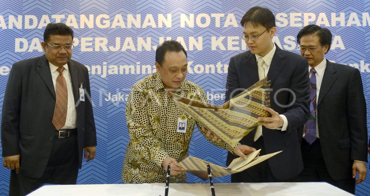 KERJASAMA BTN DAN ASURANSI SINAR MAS | ANTARA Foto