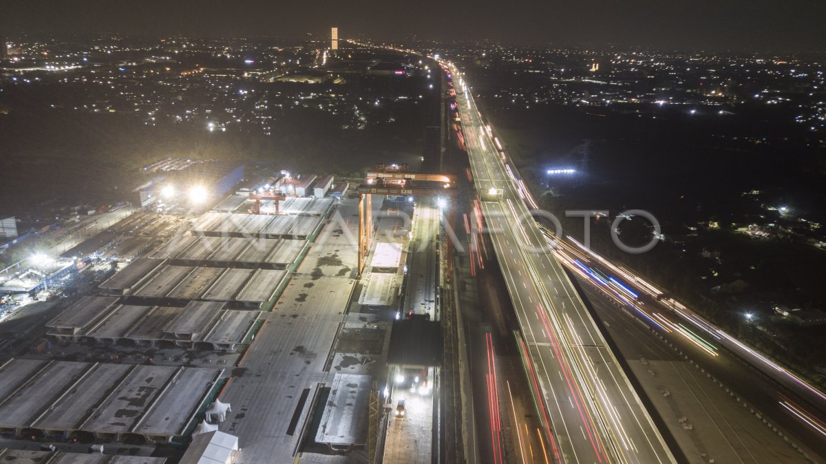 PROGRES PEMBANGUNAN KERETA CEPAT JAKARTA-BANDUNG | ANTARA Foto