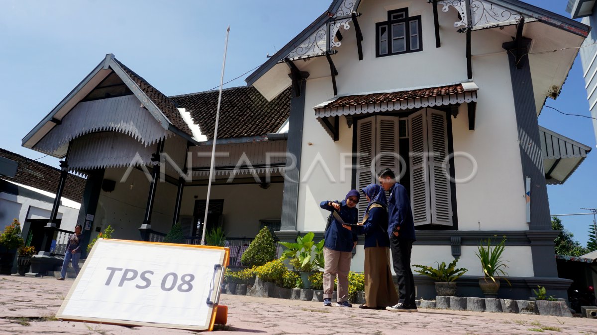 Pemetaan TPS Pemilu 2024 berbasis GPS | ANTARA Foto