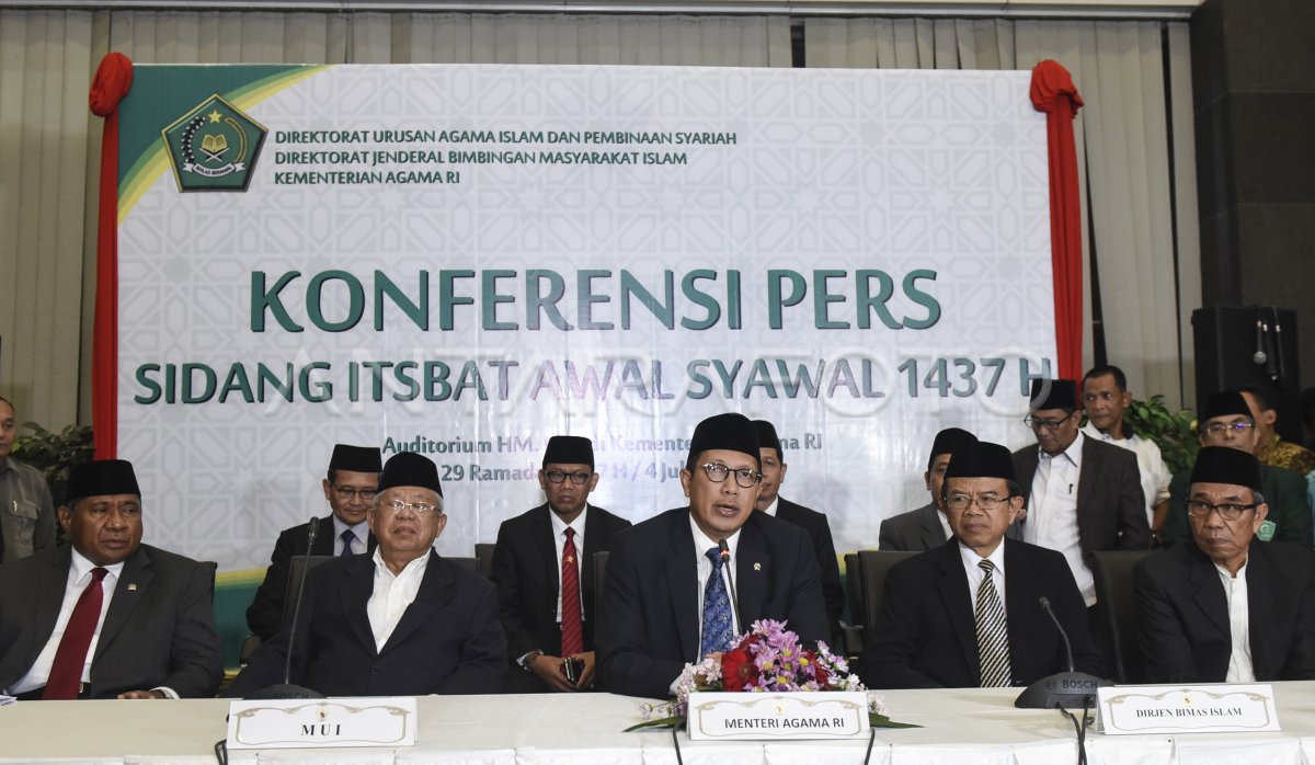 Sidang Isbat Penetapan Idul Fitri Antara Foto