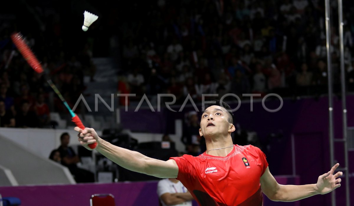 BULU TANGKIS SEMIFINAL TUNGGAL PUTRA | ANTARA Foto