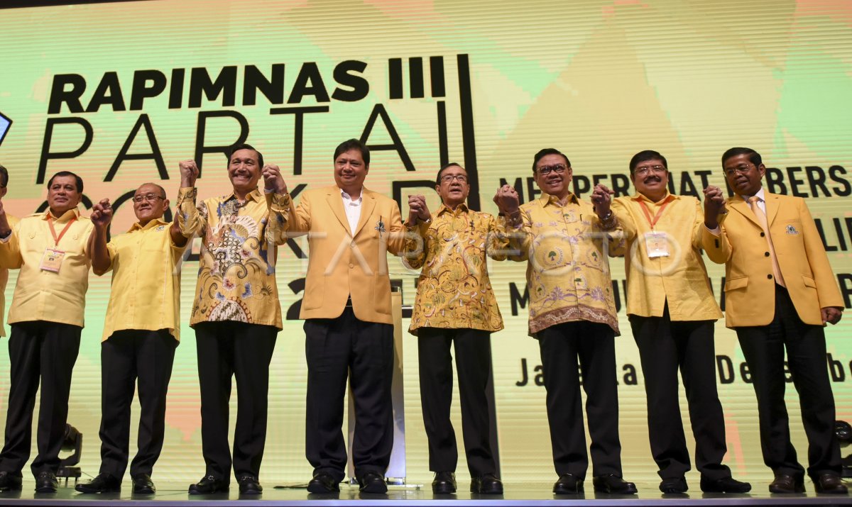 PEMBUKAAN RAPIMNAS PARTAI GOLKAR | ANTARA Foto