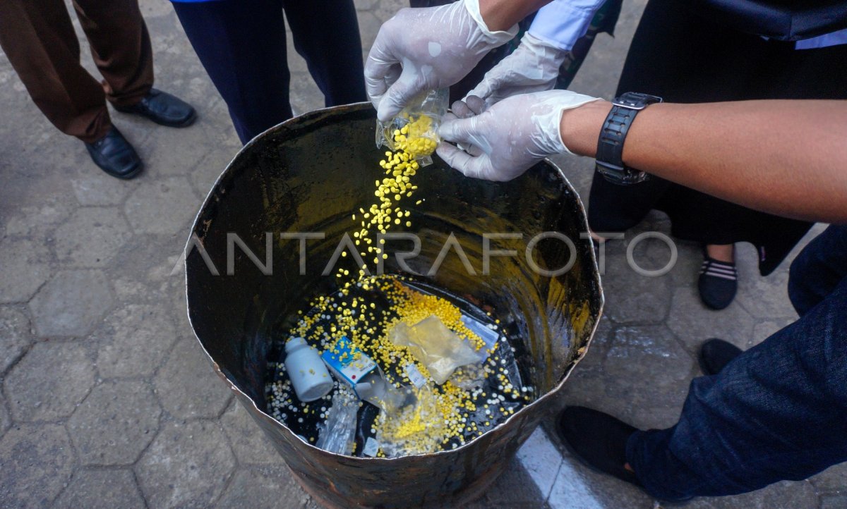 Pemusnahan Narkoba Kejaksaan Batang Antara Foto