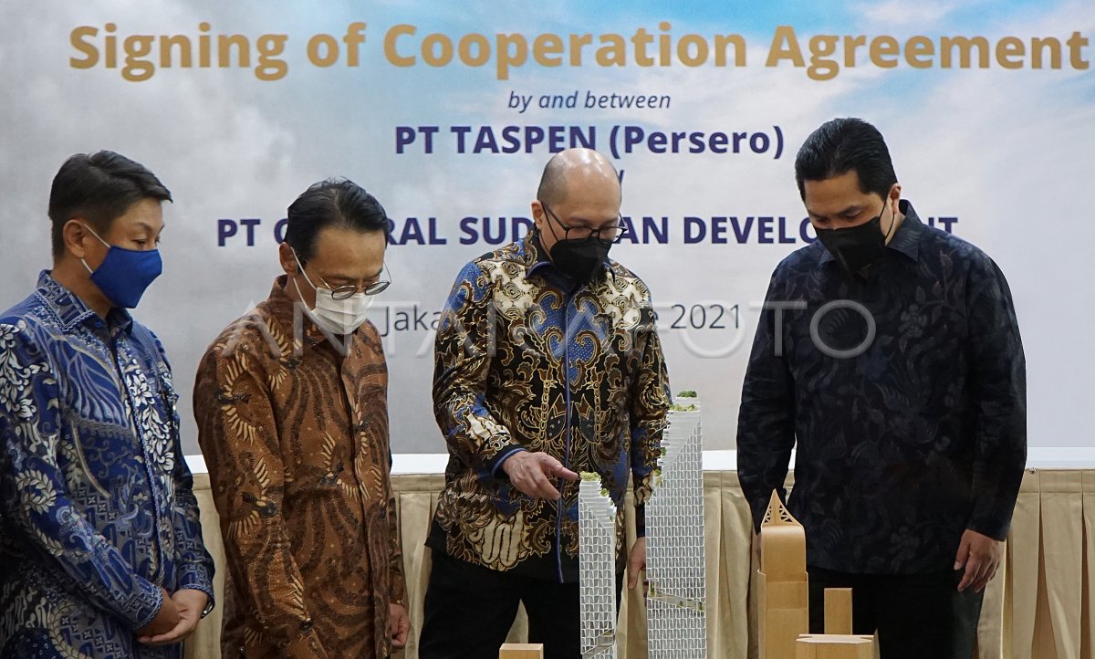 KERJA SAMA TASPEN DENGAN MITRA INTERNASIONAL | ANTARA Foto