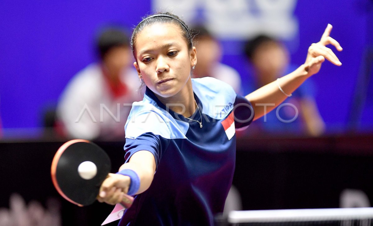 Tim Tenis Meja Putri Indonesia Kalahkan Nepal Antara Foto 1193