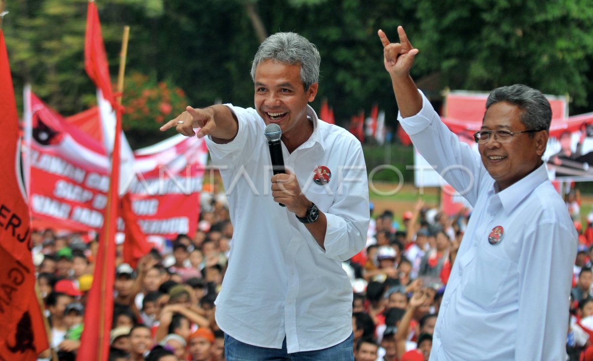 Kampanye Ganjar Pranowo Antara Foto