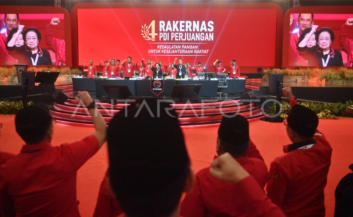 Penutupan rakernas PDI Perjuangan