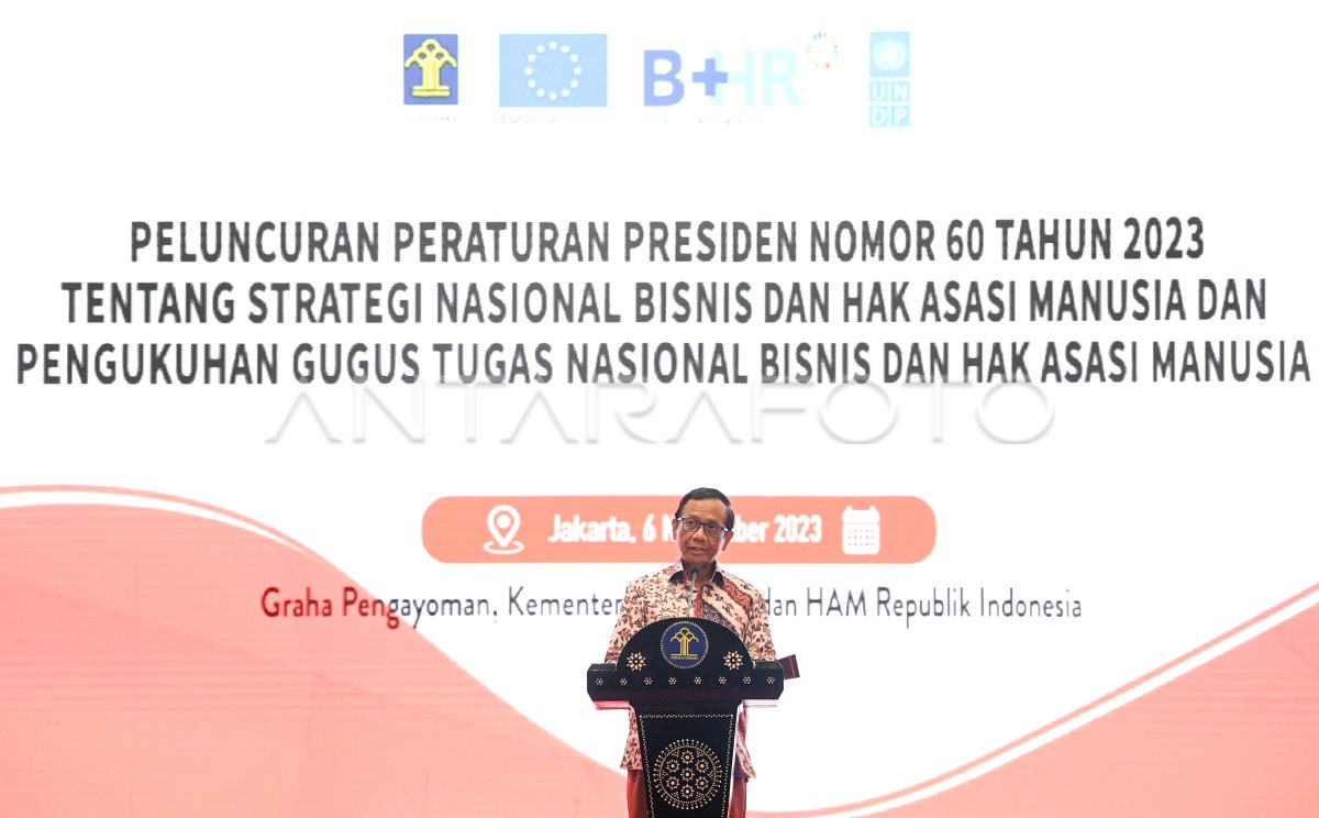 Peluncuran Perpres Nomor 60 tahun 2023 | ANTARA Foto