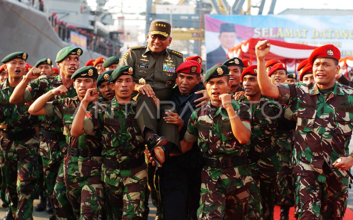 SATGAS MERAH PUTIH. | ANTARA Foto