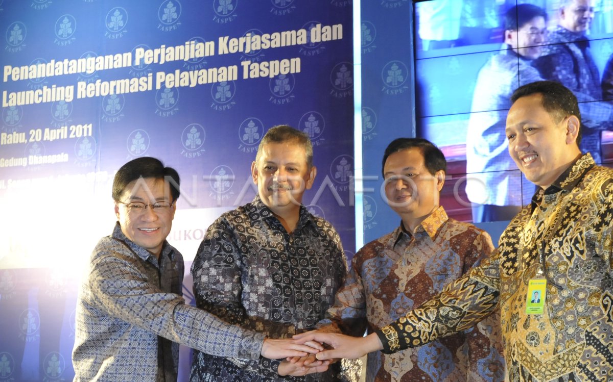 KERJASAMA TASPEN | ANTARA Foto