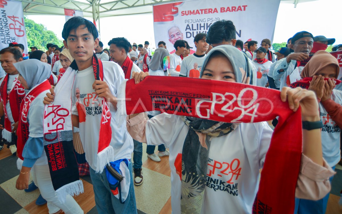 Deklarasi Dukungan Ganjar Pranowo Di Padang Antara Foto