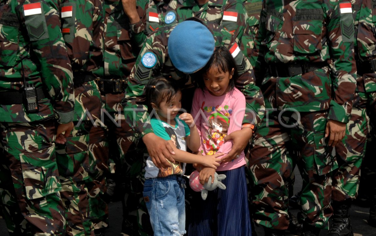 PENGIRIMAN PASUKAN PERDAMAIAN PBB KE LEBANON | ANTARA Foto