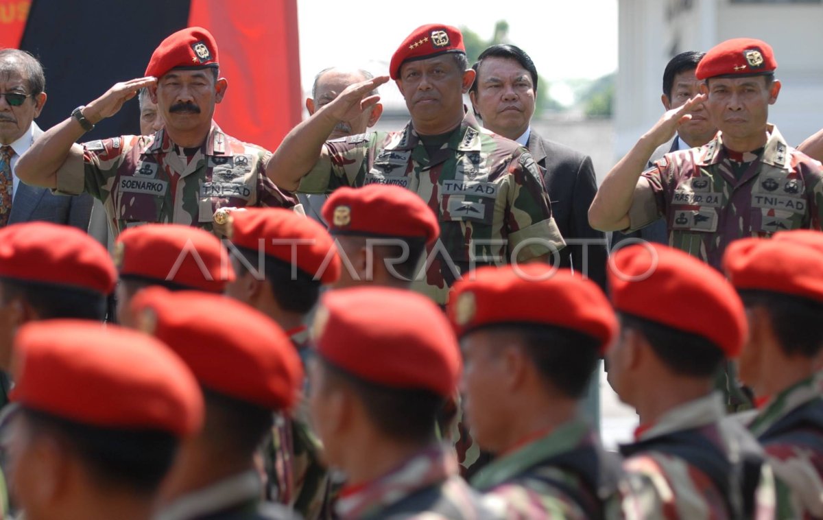 Sertijab Danjen Kopassus Antara Foto