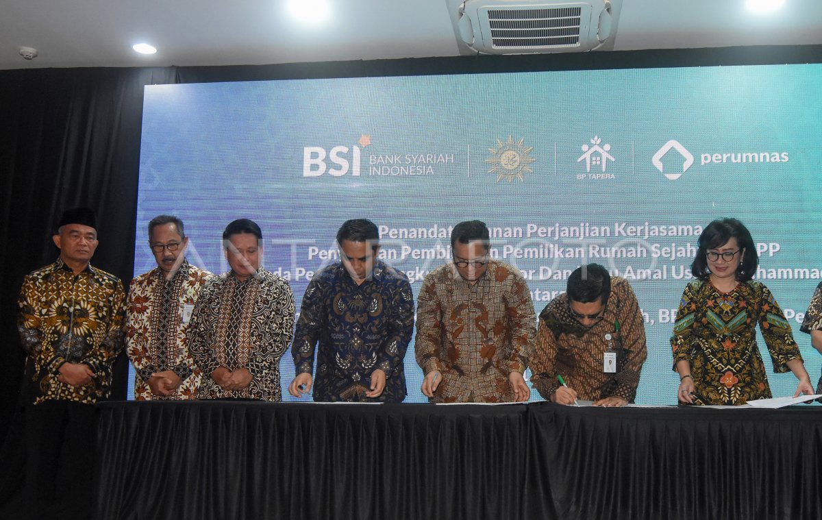 PENANDATANGANAN KERJA SAMA PENGADAAN RUMAH BAGI PEGAWAI DAN GURU MUHAMMADIYAH