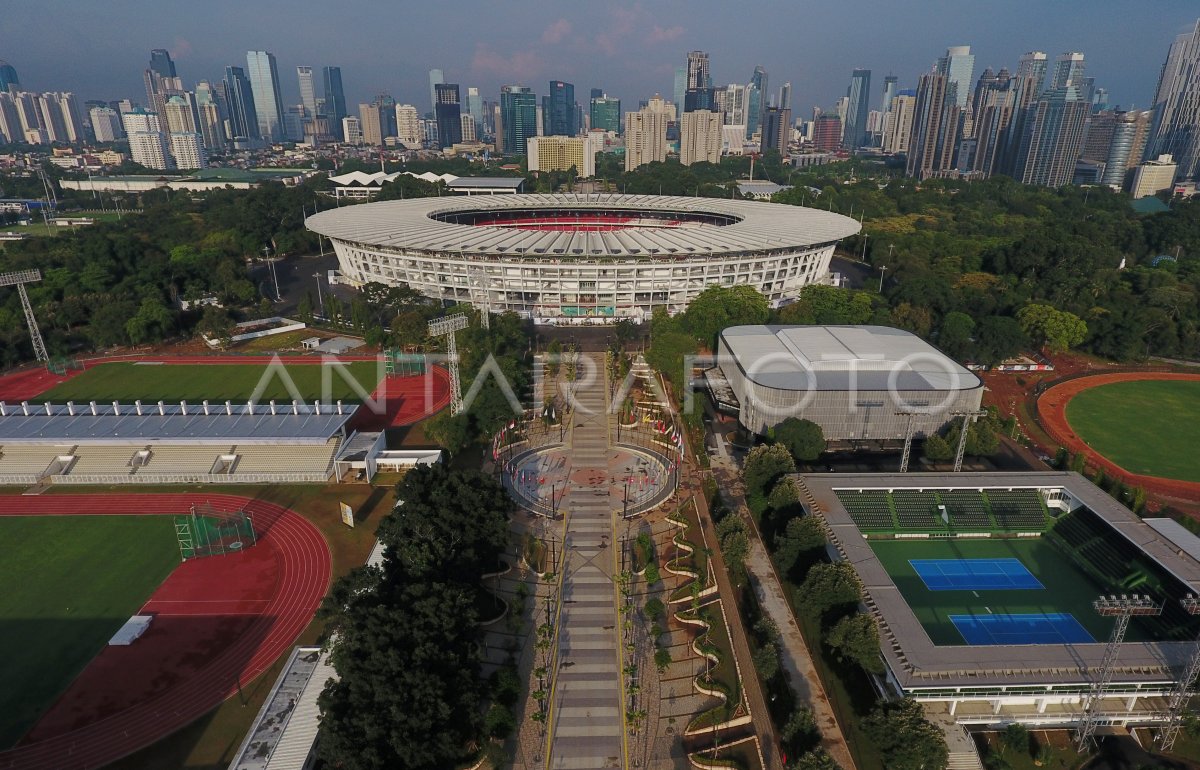 PENYELESAIAN VENUE ASIAN GAMES | ANTARA Foto