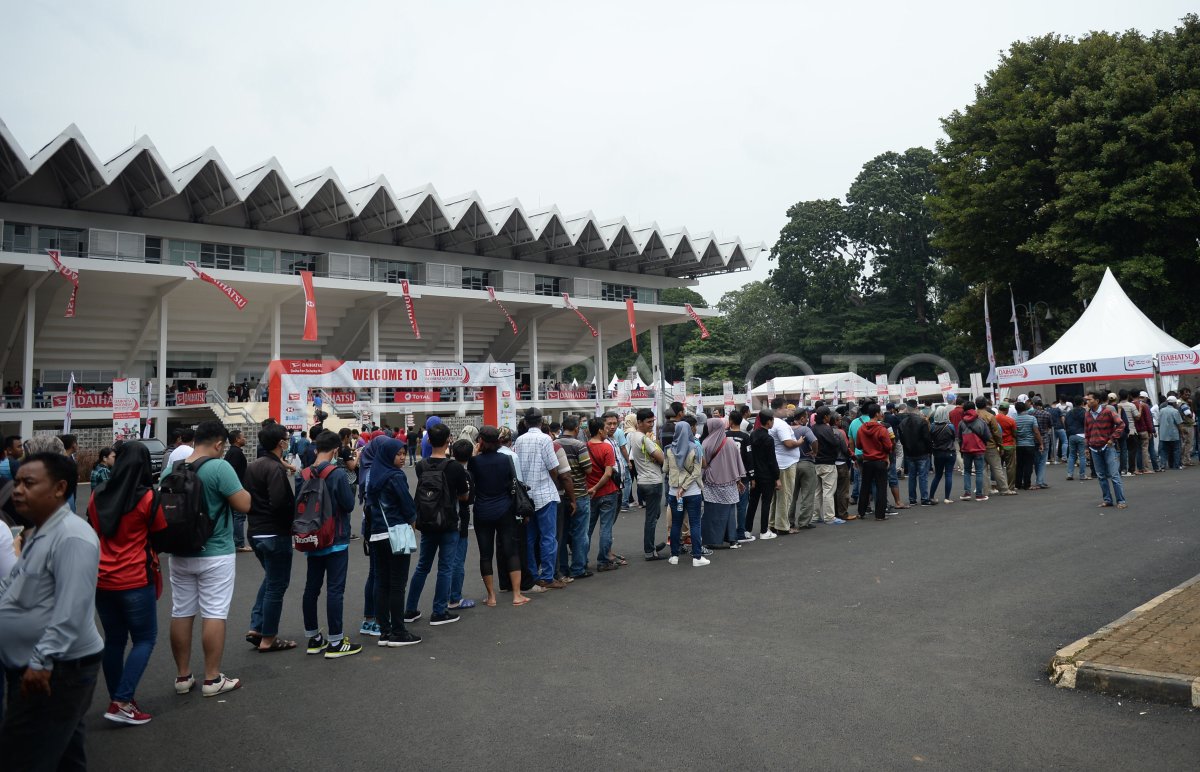 ANTRIAN TIKET INDONESIA MASTERS | ANTARA Foto