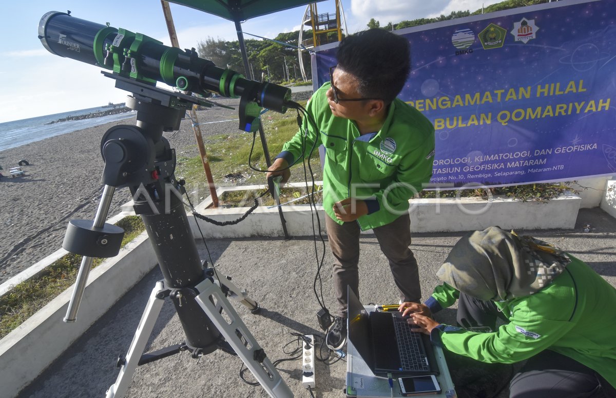 Pemantauan Hilal Di Ntb Antara Foto