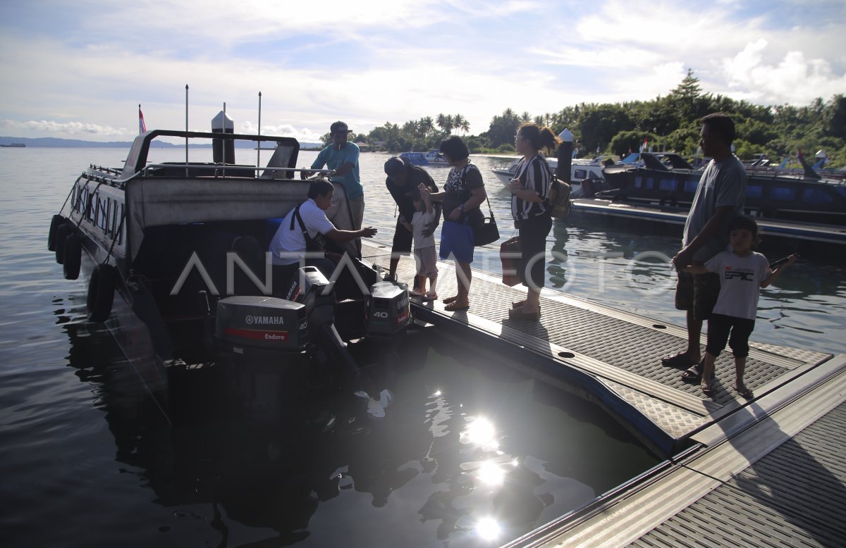 Transportasi utama antarpulau SofifiTernate ANTARA Foto
