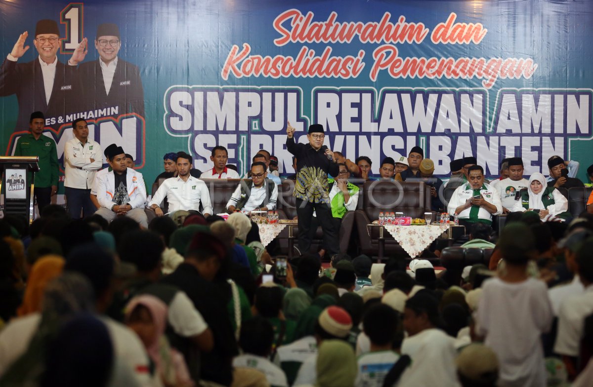 Silaturahmi Relawan Amin Se Banten Antara Foto