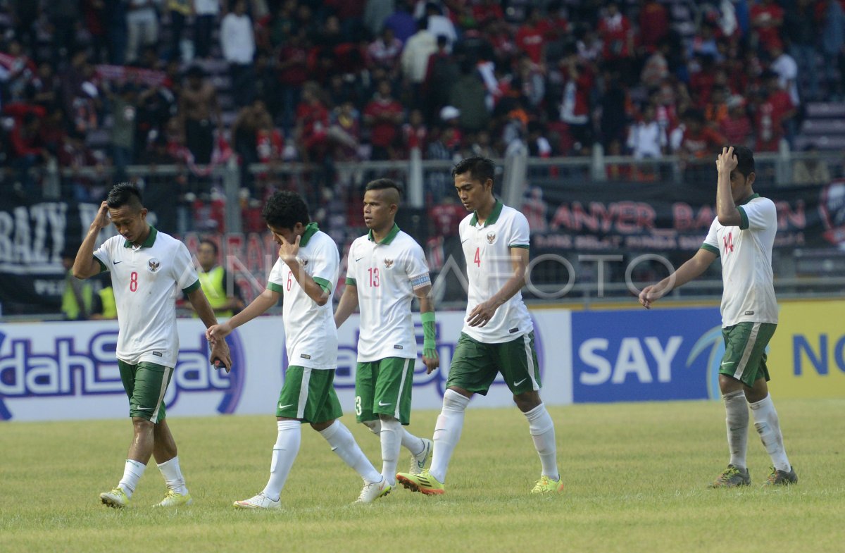 INDONESIA VS KORSEL | ANTARA Foto