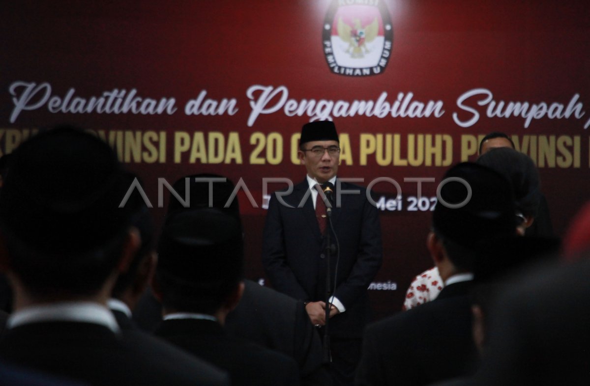 Pelantikan Anggota KPU Provinsi