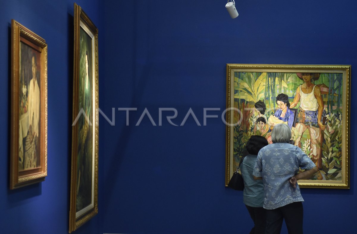 PAMERAN LUKISAN SENANDUNG IBU PERTIWI | ANTARA Foto