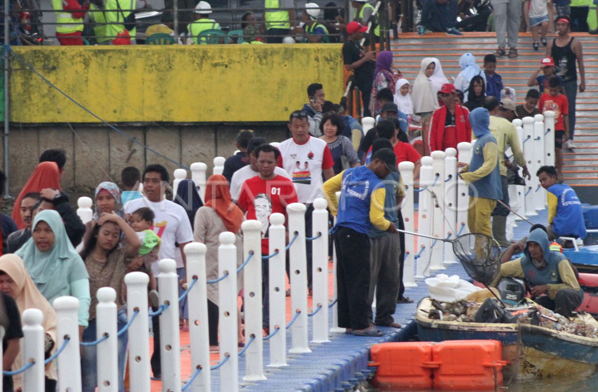 WISATA DADAKAN JEMBATAN CISADANE | ANTARA Foto