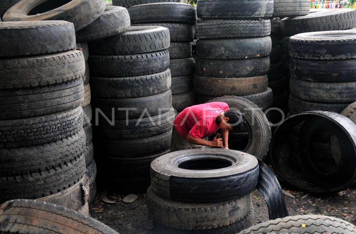 Daur Ulang Ban Bekas Antara Foto 2683