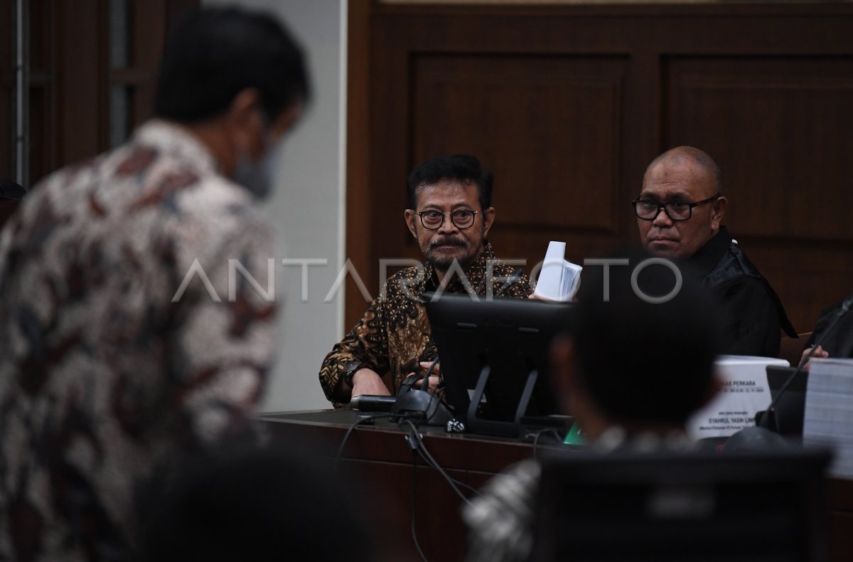 Sidang Lanjutan Syahrul Yasin Limpo | ANTARA Foto