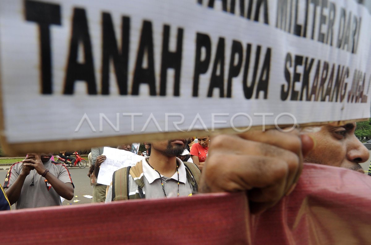 DEMO MAHASISWA PAPUA | ANTARA Foto