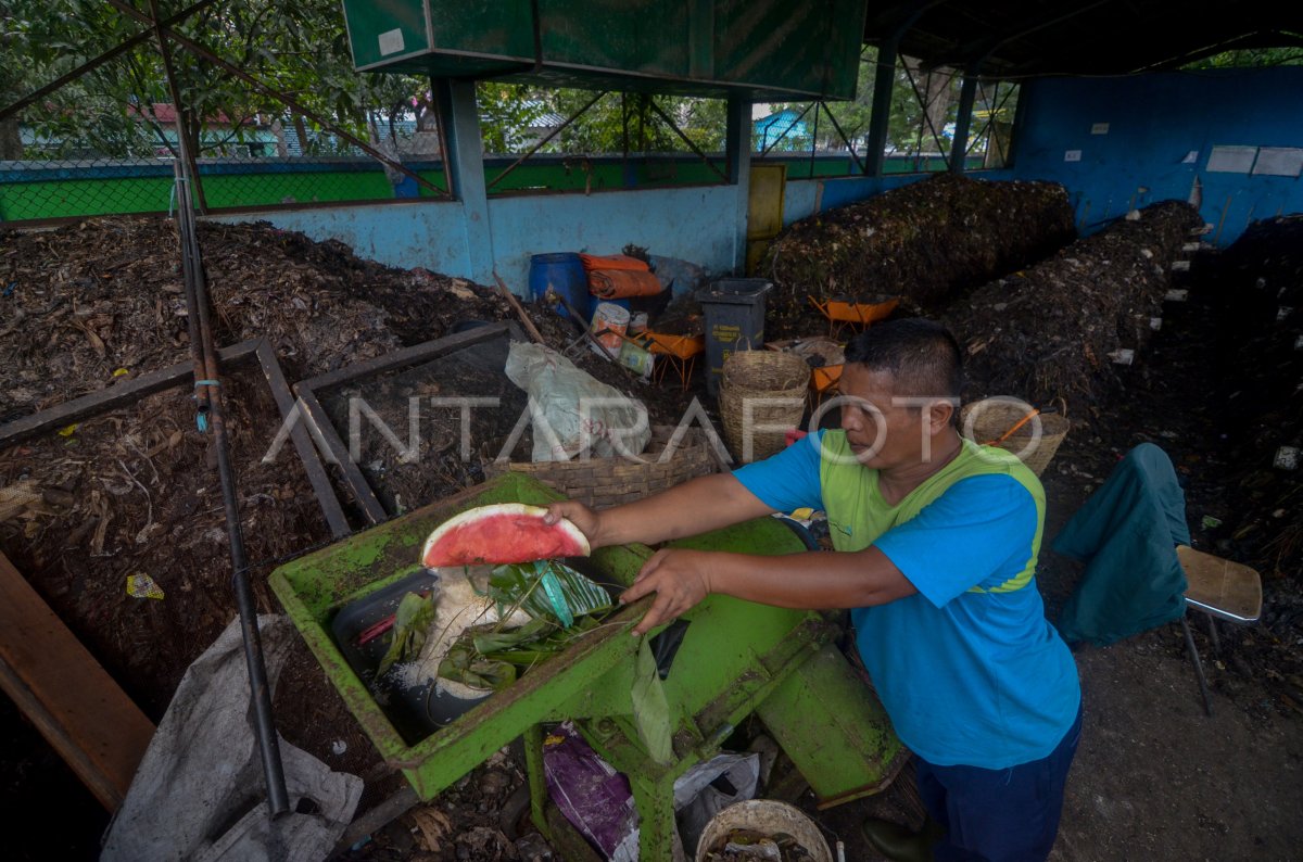 PENGOLAHAN SAMPAH ORGANIK | ANTARA Foto