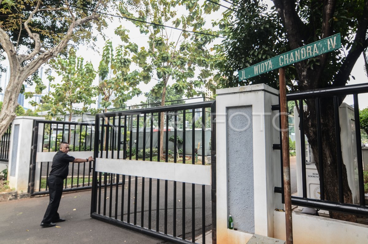 PENGAMANAN RUMAH DINAS MENTERI DIPERKETAT