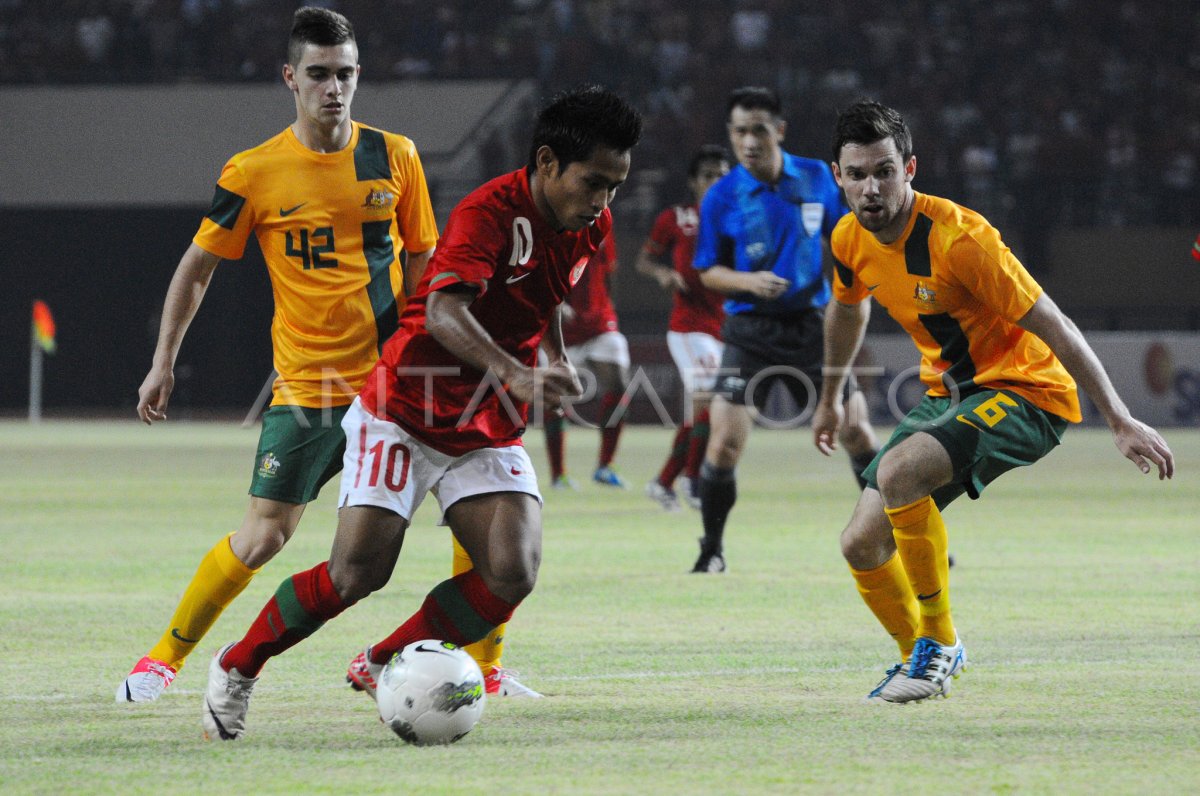 INDONESIA VS AUSTRALIA | ANTARA Foto