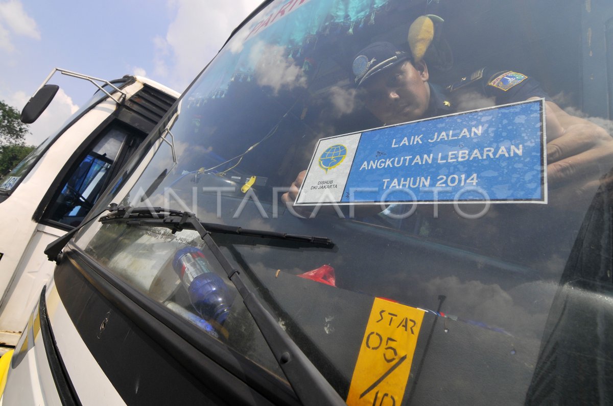 Uji Kelayakan Angkutan Mudik Antara Foto