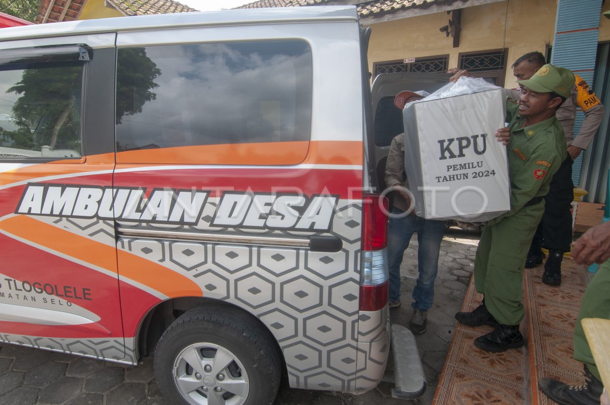 Persiapan TPS Di Kawasan Rawan Bencana Gunung Merapi | ANTARA Foto