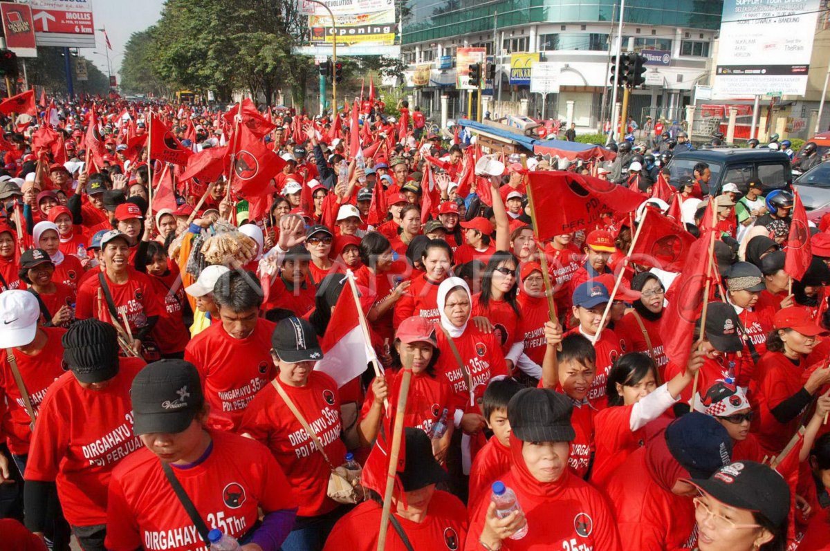 HUT PDI PERJUANGAN | ANTARA Foto