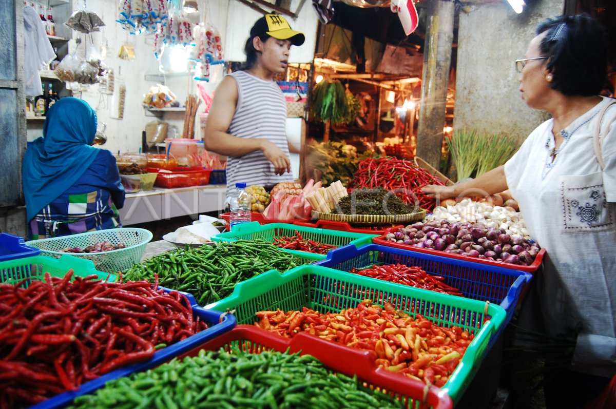 HARGA CABAI TURUN | ANTARA Foto