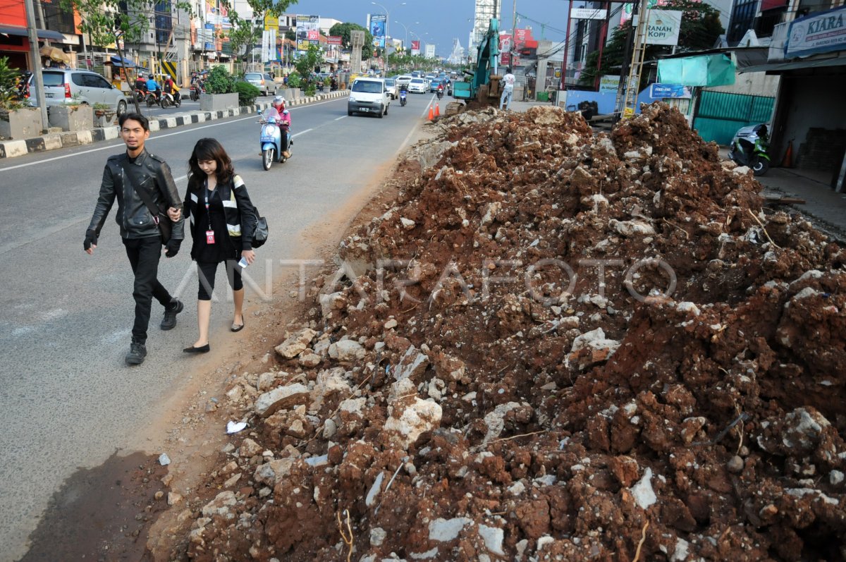 Pidana Proyek Drainase Margonda Antara Foto